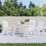 Vidaxl tuinstoelkussens 4 st 40x40x4 cm oxford stof crèmekleurig