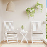Vidaxl tuinstoelkussens 2 st 50x50x4 cm stof taupe