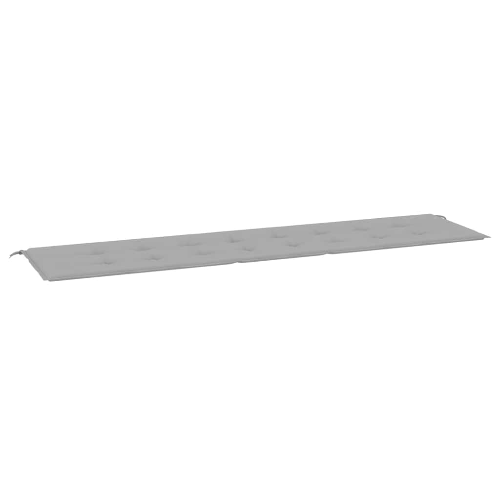 Vidaxl tuinbankkussen 200x50x4 cm oxford stof grijs