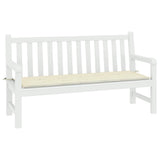 Vidaxl tuinbankkussen 200x50x4 cm oxford stof crèmekleurig