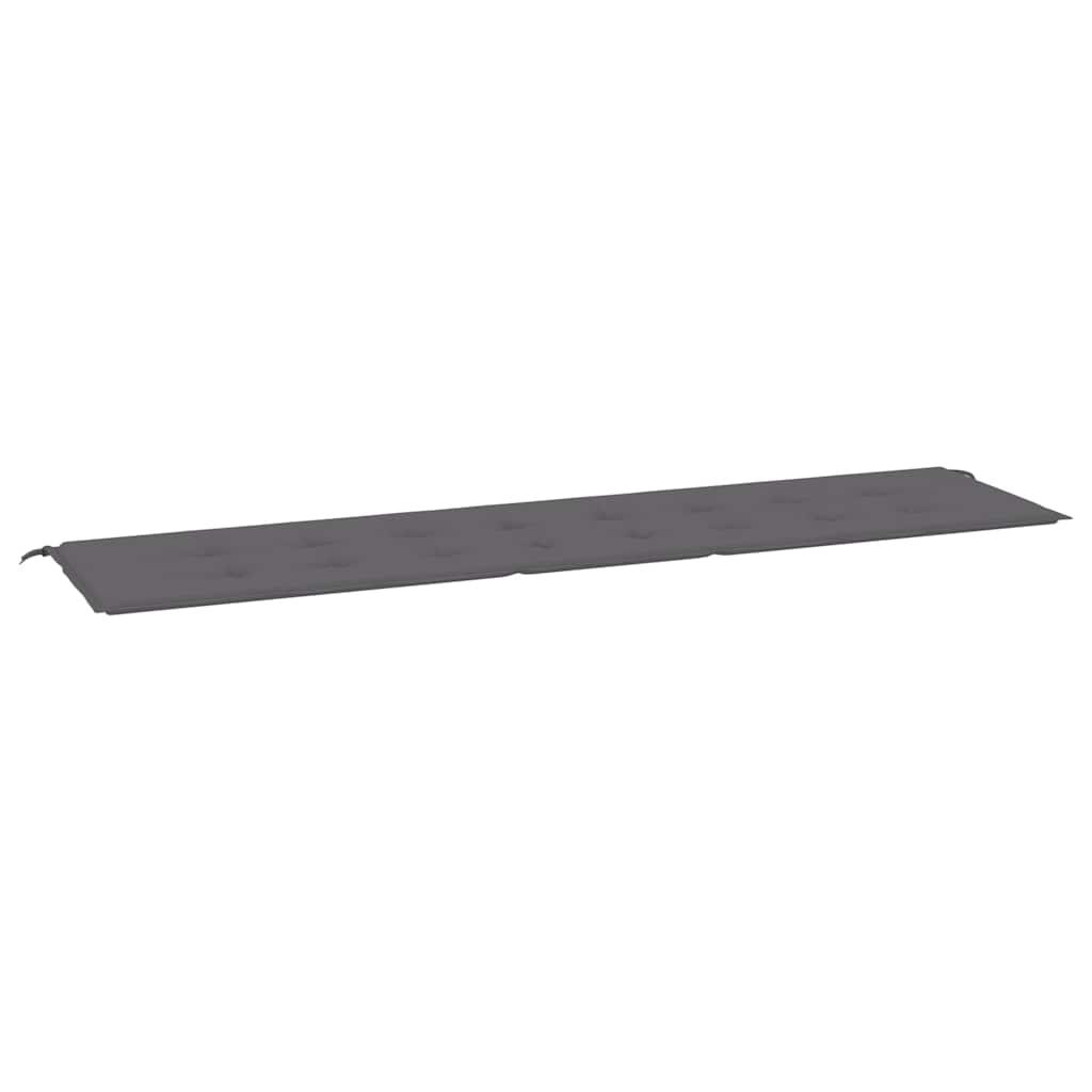 Vidaxl tuinbankkussen 200x50x4 cm oxford stof antracietkleurig
