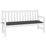 Vidaxl tuinbankkussen 200x50x4 cm oxford stof antracietkleurig