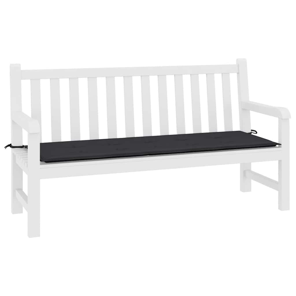 Vidaxl tuinbankkussen 200x50x4 cm oxford stof zwart