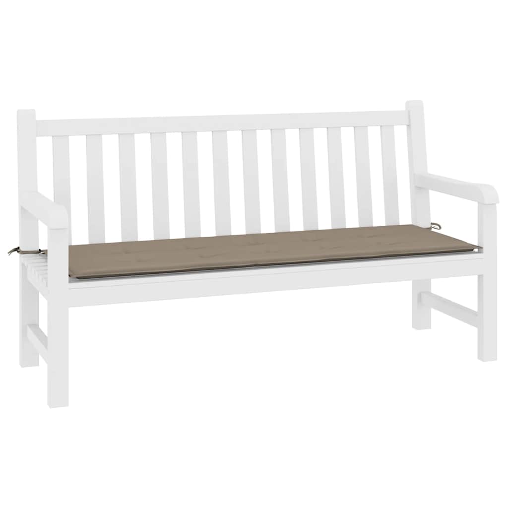 Vidaxl tuinbankkussen 200x50x4 cm oxford stof taupe