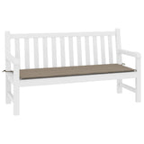 Vidaxl tuinbankkussen 200x50x4 cm oxford stof taupe