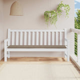 Vidaxl tuinbankkussen 200x50x4 cm oxford stof taupe
