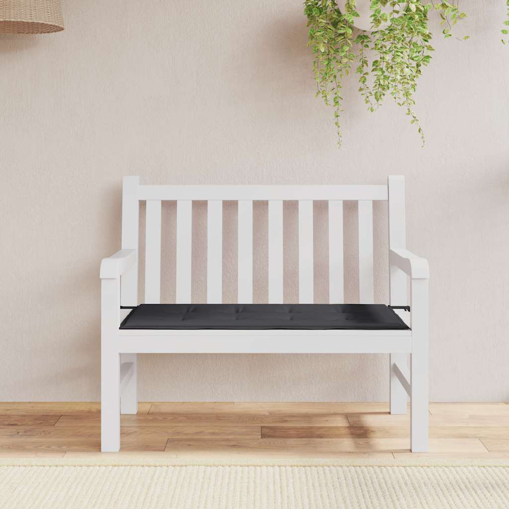 Vidaxl tuinbankkussen 100x50x4 cm oxford stof zwart