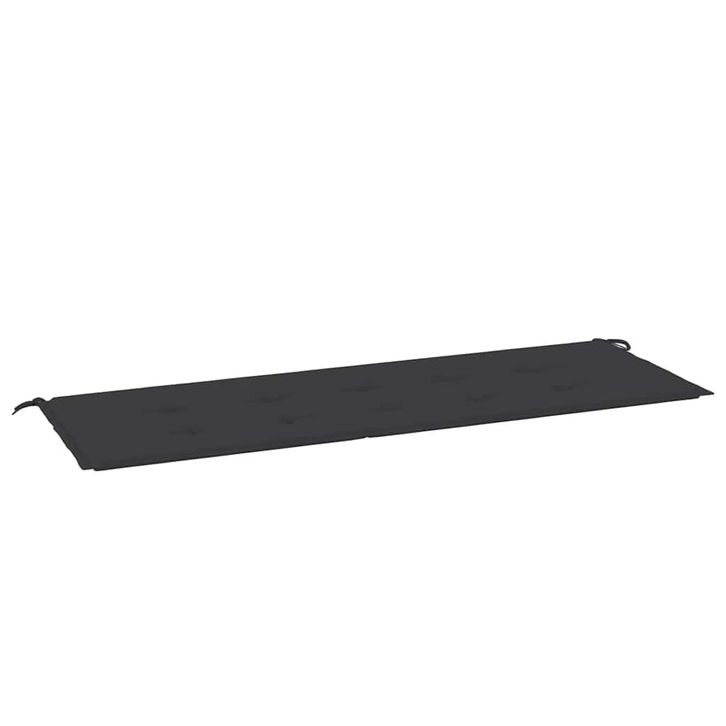 Vidaxl tuinbankkussen 150x50x4 cm oxford stof zwart