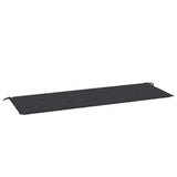 Vidaxl tuinbankkussen 150x50x4 cm oxford stof zwart