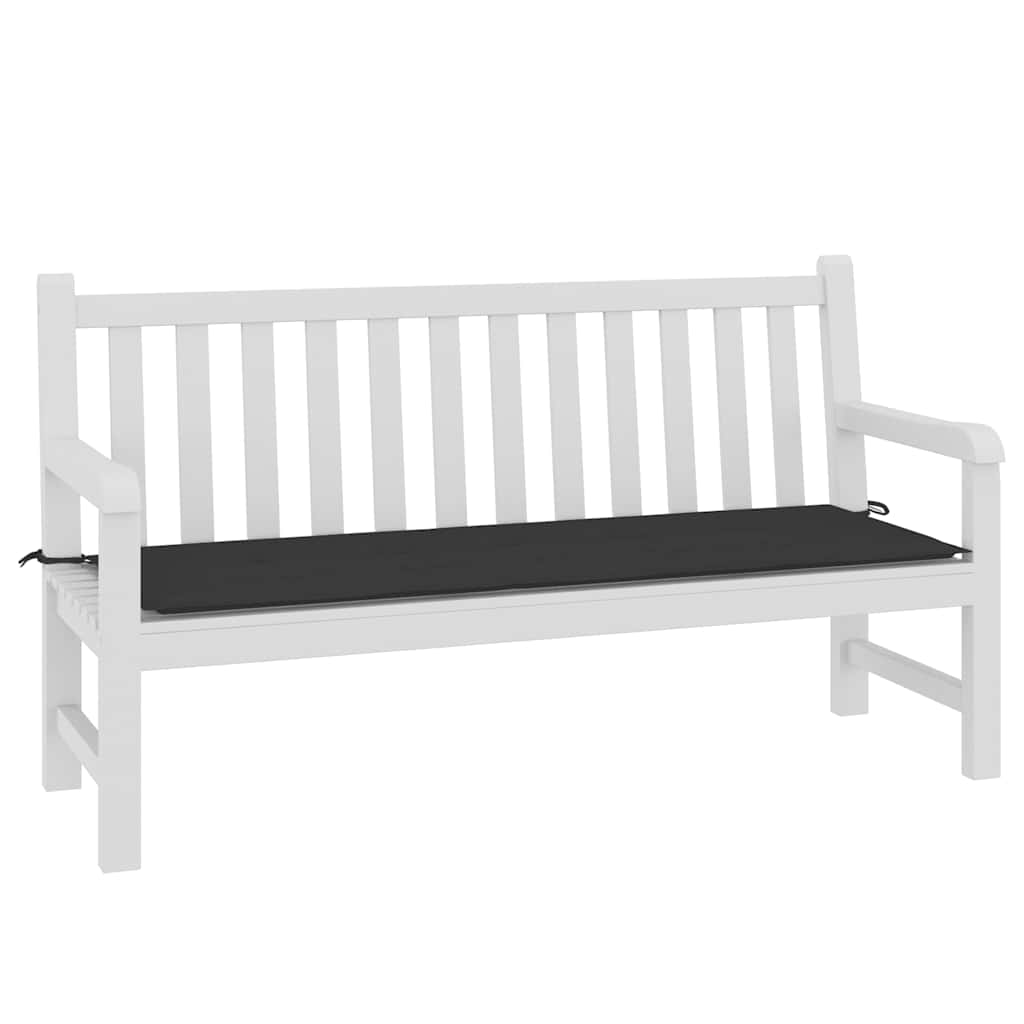 Vidaxl tuinbankkussen 150x50x4 cm oxford stof zwart