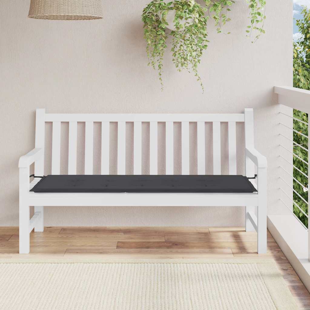 Vidaxl tuinbankkussen 150x50x4 cm oxford stof zwart