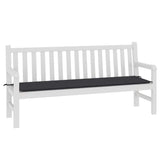 Vidaxl tuinbankkussen 180x50x4 cm oxford stof zwart
