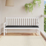 Vidaxl tuinbankkussen 180x50x4 cm oxford stof zwart