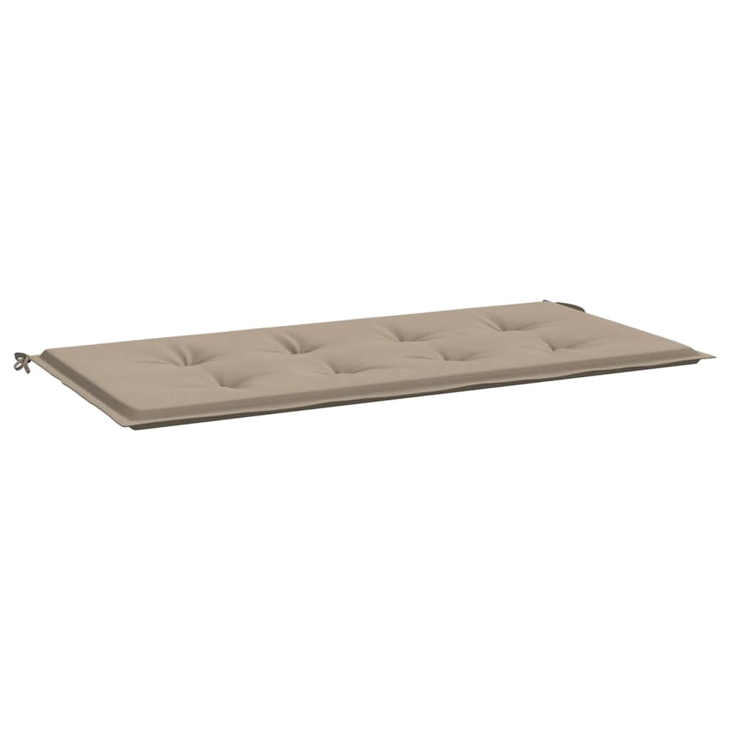 Vidaxl tuinbankkussen 100x50x4 cm oxford stof taupe
