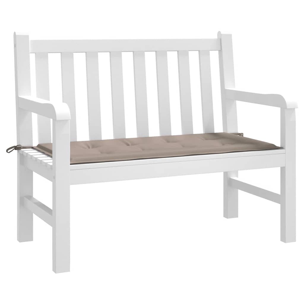 Vidaxl tuinbankkussen 100x50x4 cm oxford stof taupe