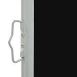 Vidaxl tuinscherm uittrekbaar 60x300 cm zwart