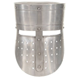 Vidaxl ridderhelm middeleeuws replica larp staal zilverkleurig