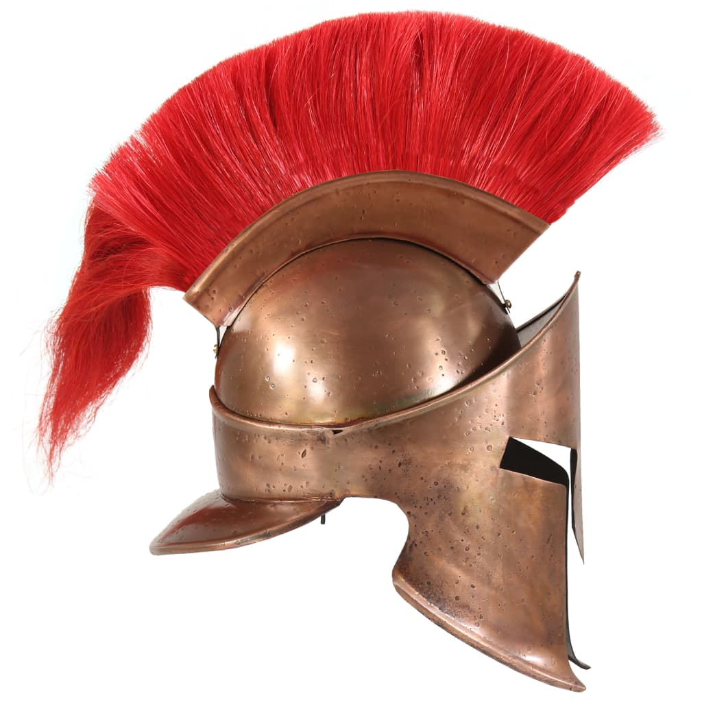 Vidaxl soldatenhelm grieks replica larp staal koperkleurig