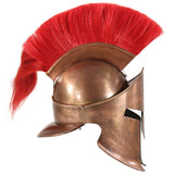 Vidaxl soldatenhelm grieks replica larp staal koperkleurig