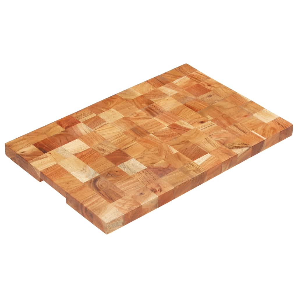 Vidaxl hakblok 60x40x3,8 cm massief acaciahout