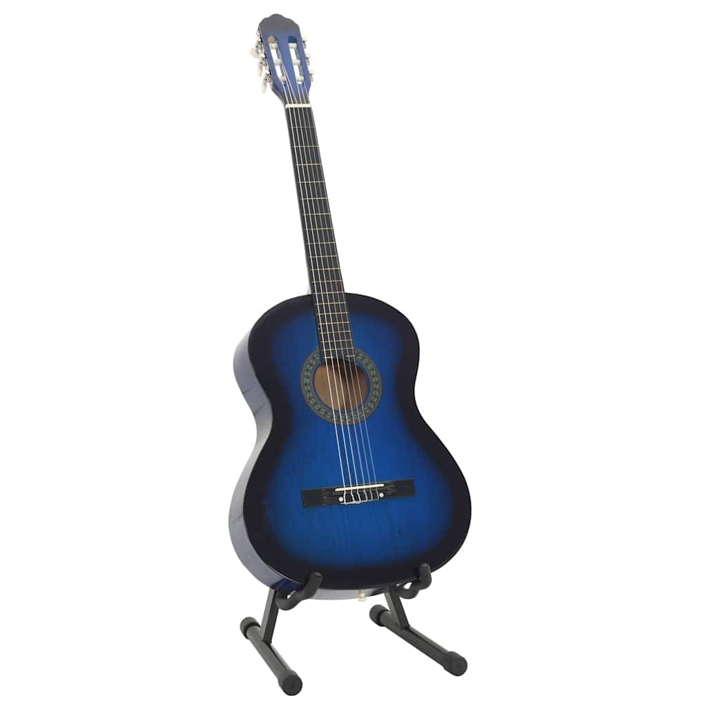 Vidaxl 12-delige blauw gitaarset klassiek beginner 4 4 39