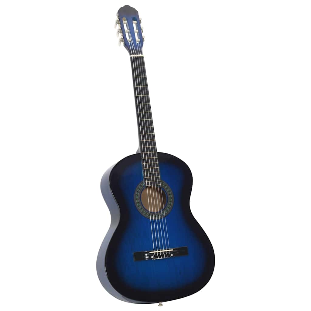 Vidaxl 12-delige blauw gitaarset klassiek beginner 4 4 39