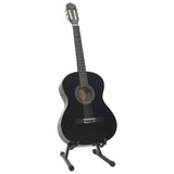 Vidaxl 12-delige gitaarset klassiek beginner 4 4 39 zwart