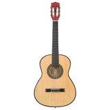 Vidaxl gitaar klassiek beginner en kinderen 3 4 36 lindenhout