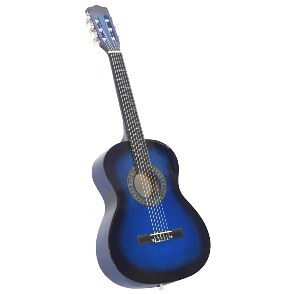 Vidaxl gitaar klassiek beginner en kinderen 3 4 36 blauw