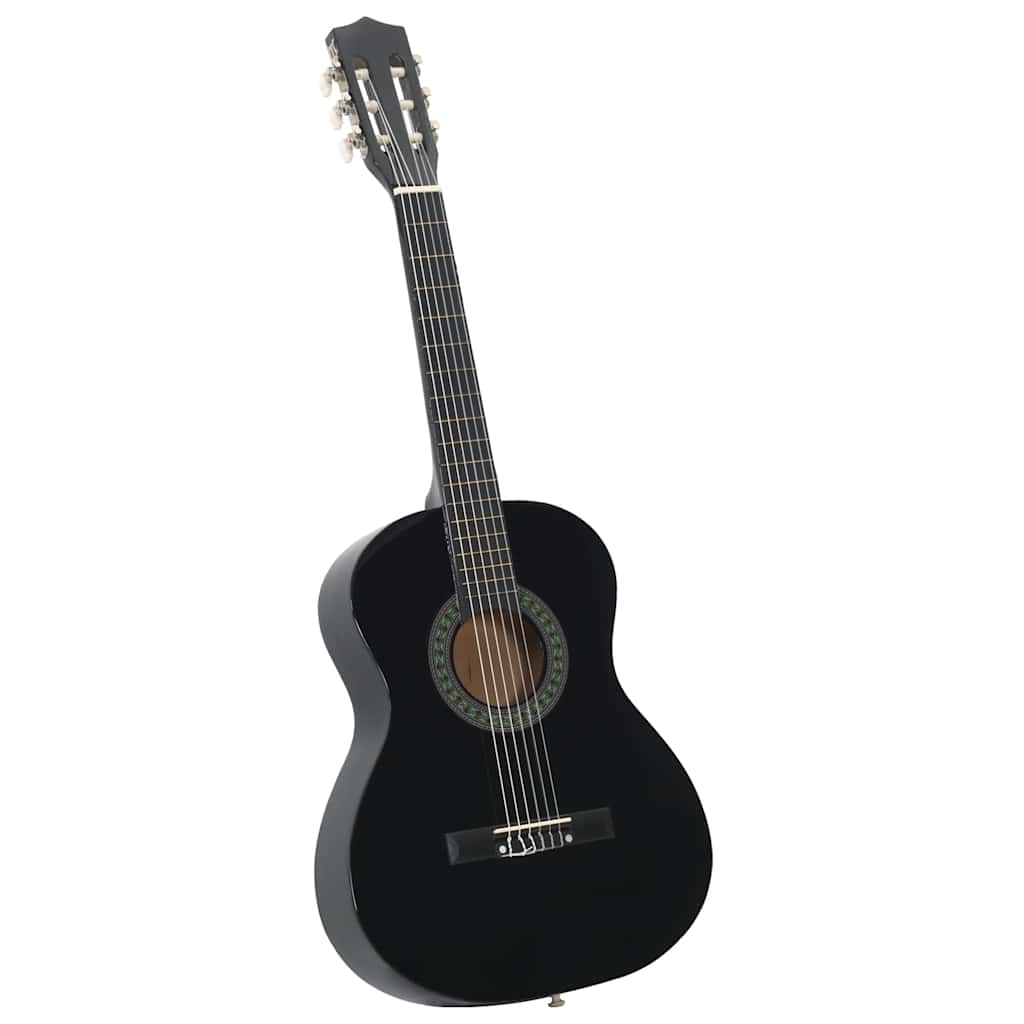 Vidaxl gitaar klassiek beginner en kinderen 3 4 36 zwart