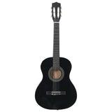 Vidaxl gitaar klassiek beginner en kinderen 3 4 36 zwart