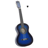 Vidaxl gitaar klassiek beginner en kinderen 1 2 34 blauw