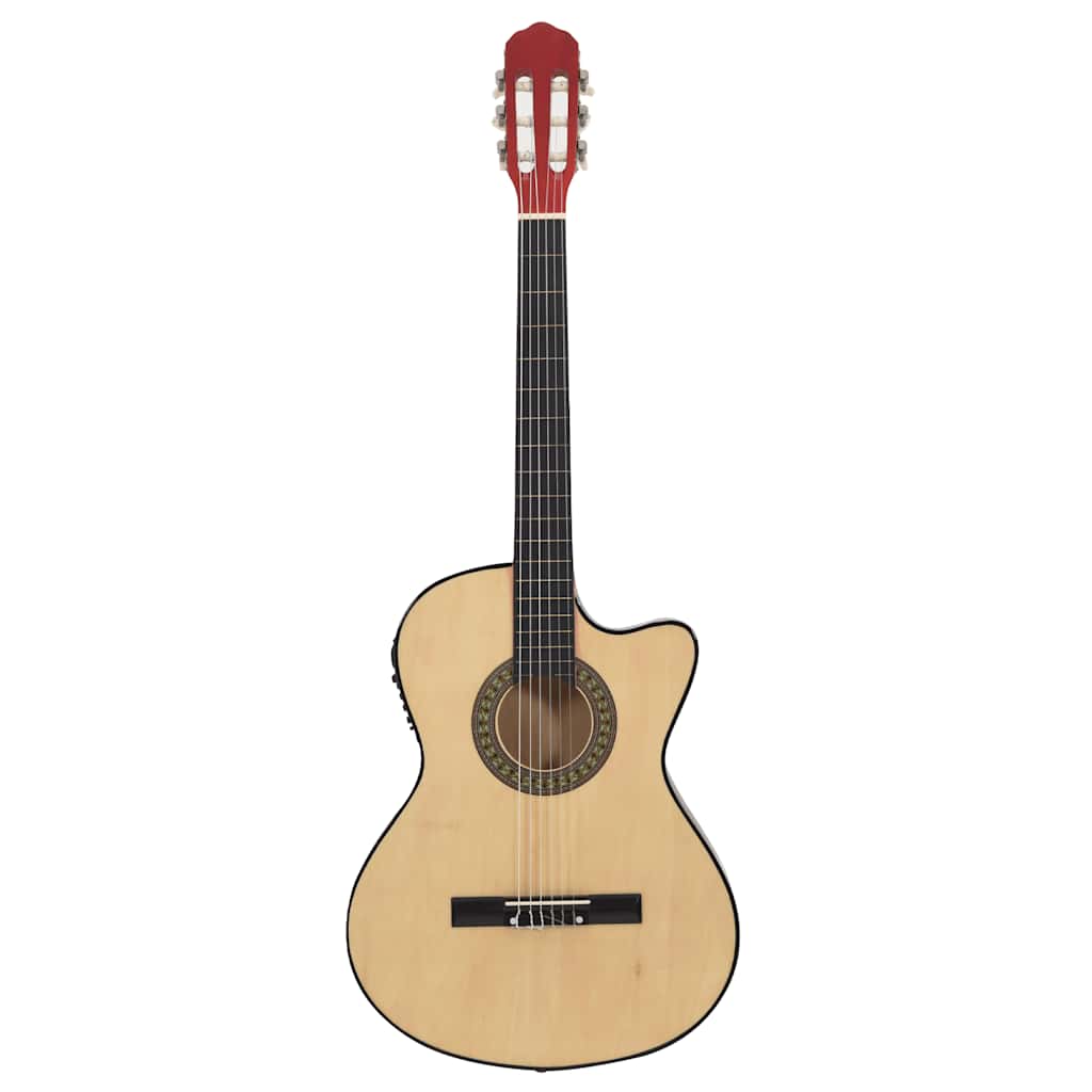 Vidaxl gitaar cutaway met equalizer 6 snaren western klassiek