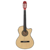 Vidaxl gitaar cutaway met equalizer 6 snaren western klassiek
