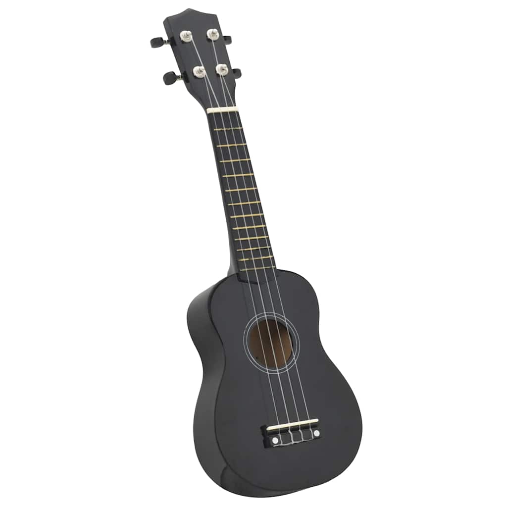 Vidaxl ukeleleset met tas voor kinderen sopraan 21'' zwart