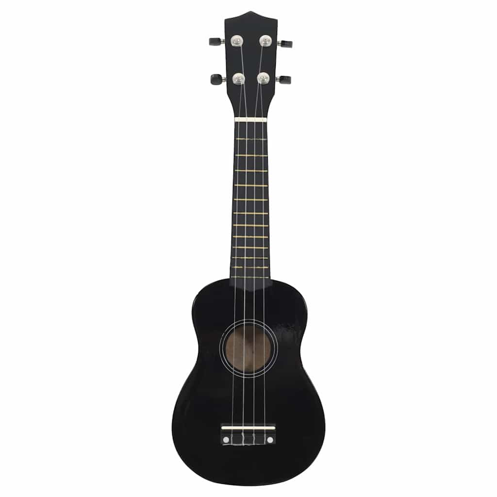 Vidaxl ukeleleset met tas voor kinderen sopraan 21'' zwart