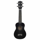 Vidaxl ukeleleset met tas voor kinderen sopraan 21'' zwart