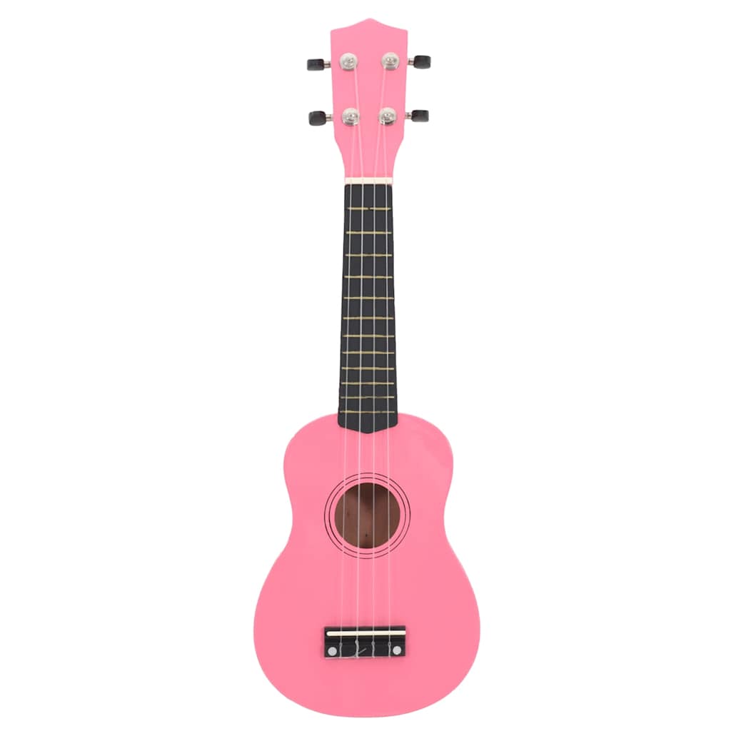 Vidaxl ukeleleset met tas voor kinderen sopraan 23'' roze
