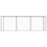 VidaXL Kattenkooi 4,5x1,5x1,5 m gegalvaniseerd staal