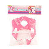 Cute baby poppenfietsstoel roze