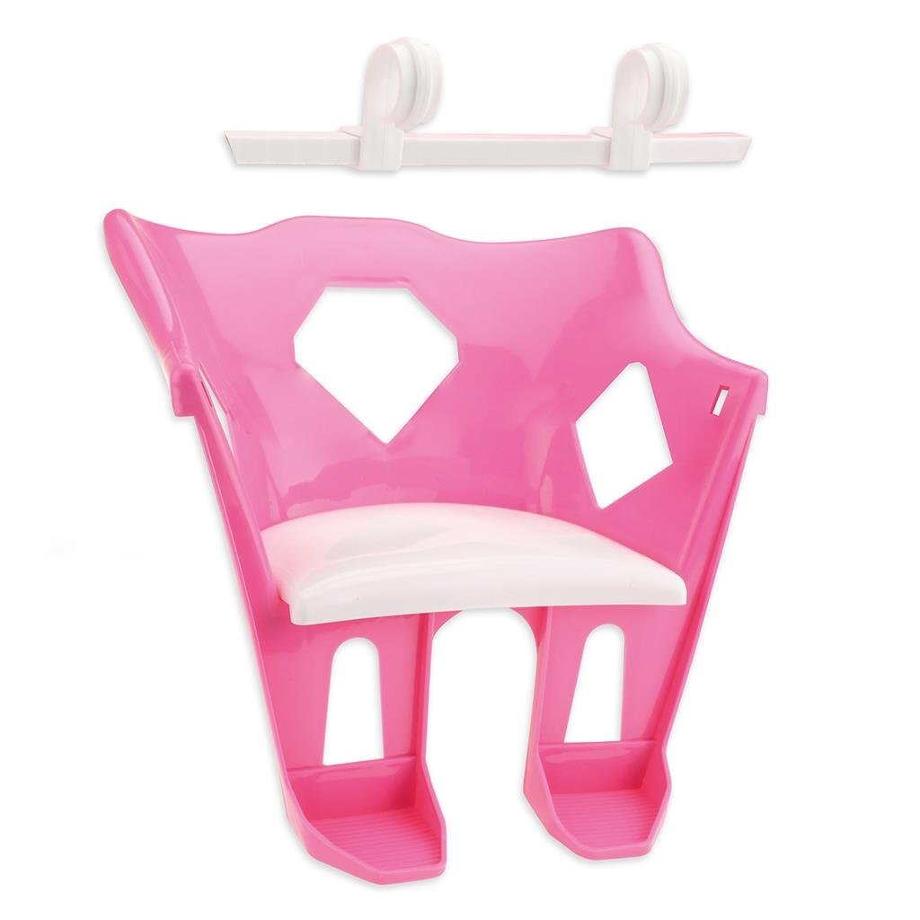Cute baby poppenfietsstoel roze