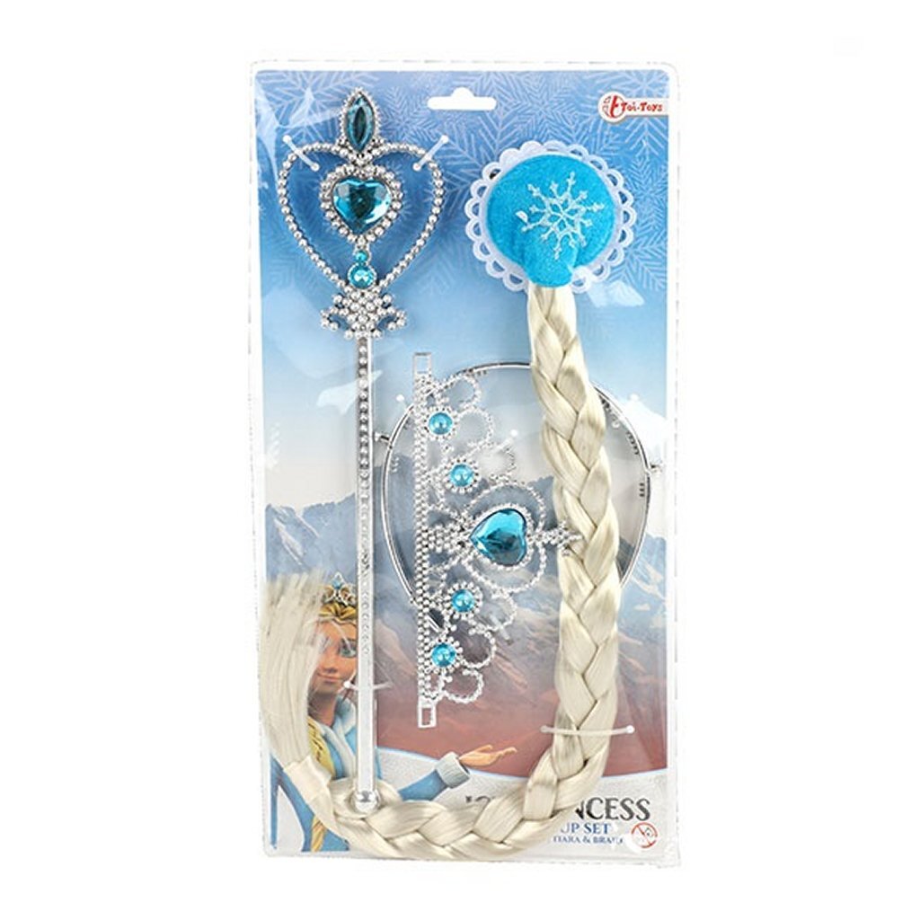 Toi-toys ice princess verkleedset accessoires 3-delig