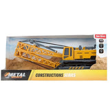 METAL Bouwvoertuig -kraanwagen mt rupsbanden 1:55