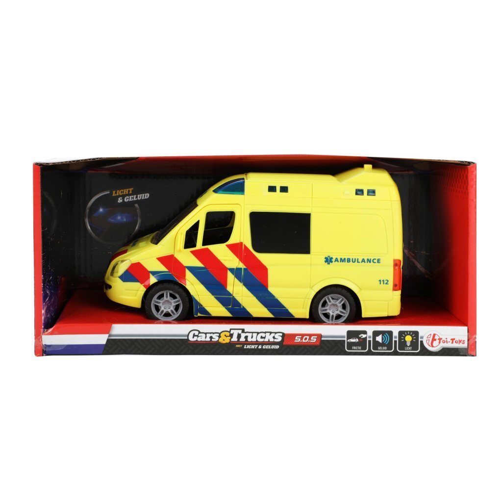 Cars trucks ambulance + licht en geluid