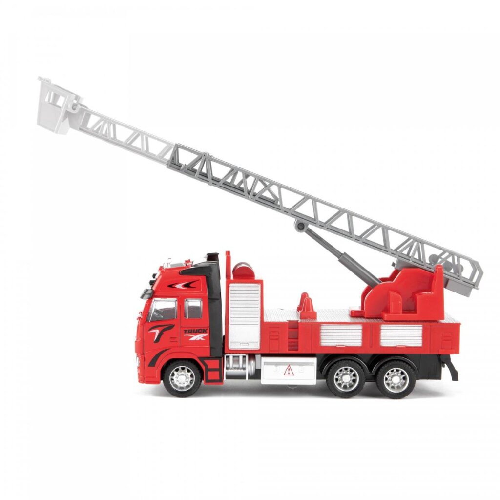 Metal Pull-back Brandweerwagen 1:38