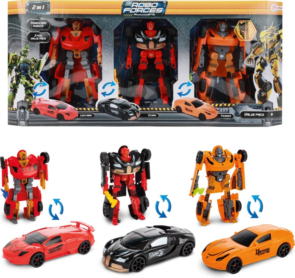 Cilgro robot roboforces 3 transformer robots 10 cm groot