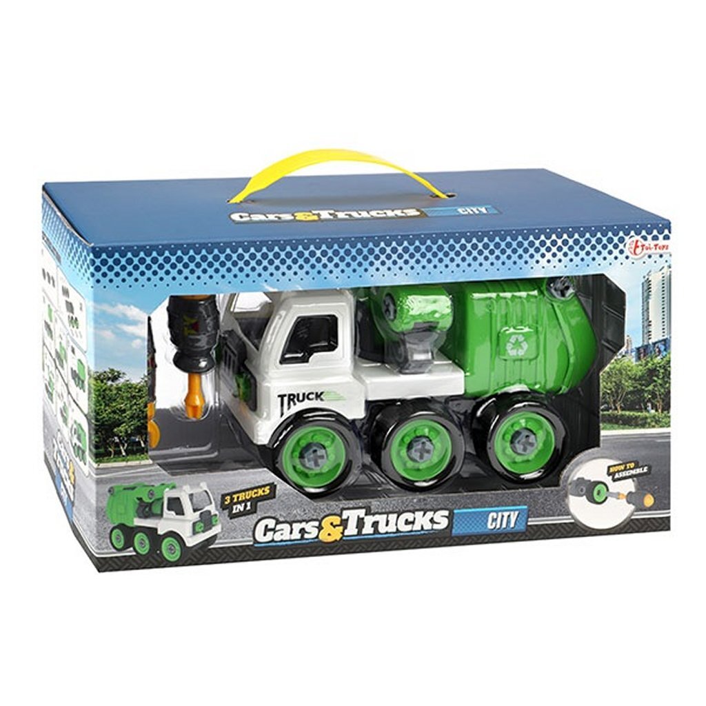 Cars trucks 3in1 vuilniswagen