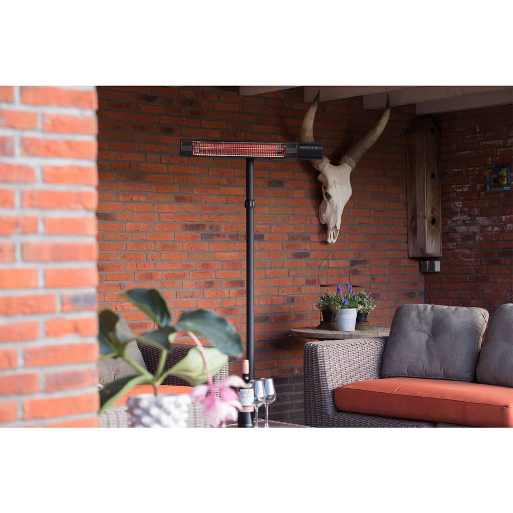 Sunred verwarmer royal diamond dark 2500 w rose gold carbon zwart