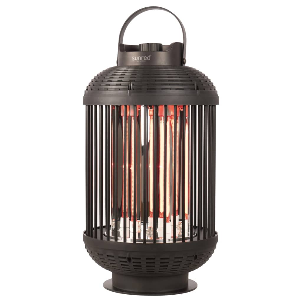 Sunred tafelverwarmer indox 1200 w halogeen zwart