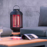 Sunred tafelverwarmer indox 1200 w halogeen zwart